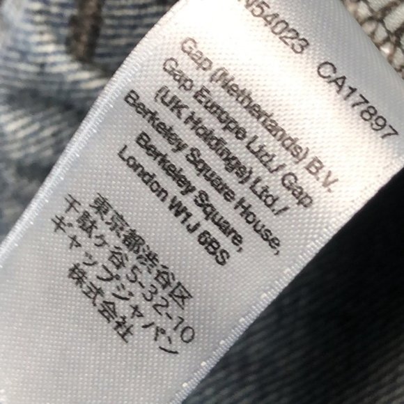 VINTAGE MENS GAP STRAIGHT FIT JEANS 36x30 100% COTTON 😎 - Picture 8 of 10